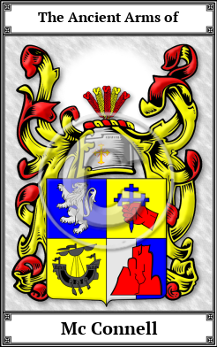 Mc Connell Family Crest Download (JPG)  Book Plated - 150 DPI